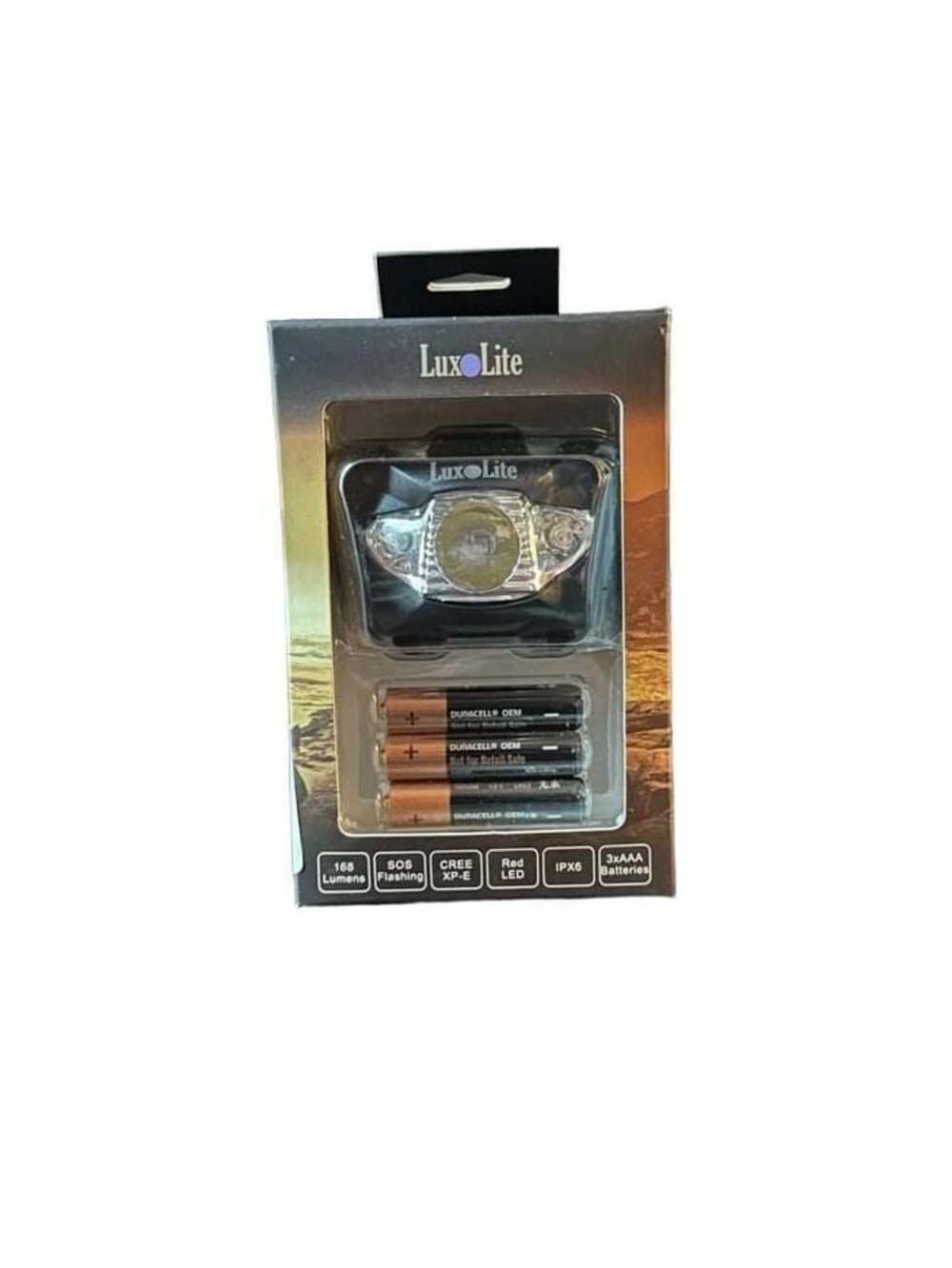 Lux-Pro 210-Lumen LED Headlamp with Batteries Included LP345